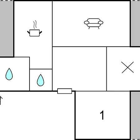 1 Bedroom Cozy In Apartment